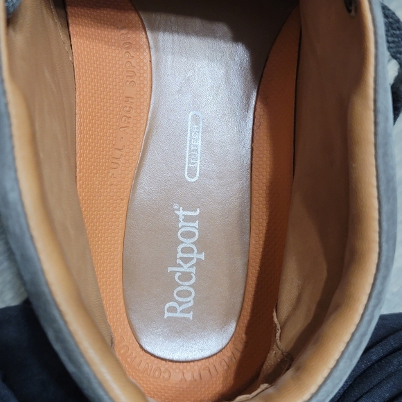 Rockport Prestige Point Charcoal Gray Chukka Boots for Men Sz9.5 - Picture 9 of 13